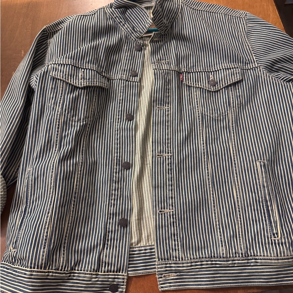Levi's Black and White Lightweight Shirt Jacket